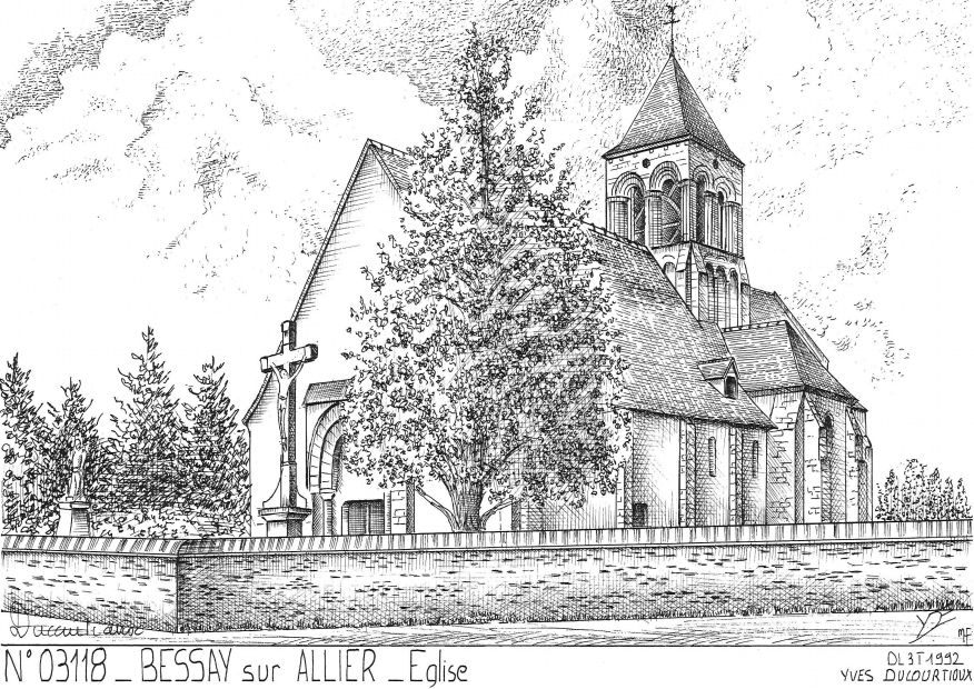 N 03118 - BESSAY SUR ALLIER - église